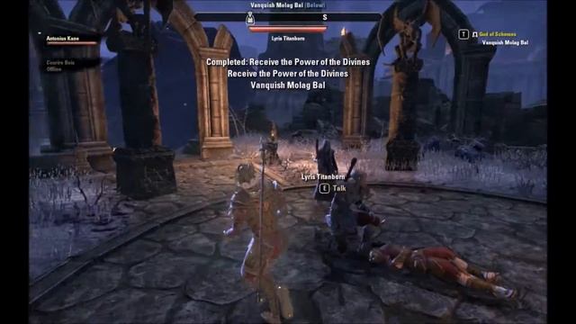 Elder Scrolls Online | The Vestige vs. Molag Bal - The Ending смотреть онлайн