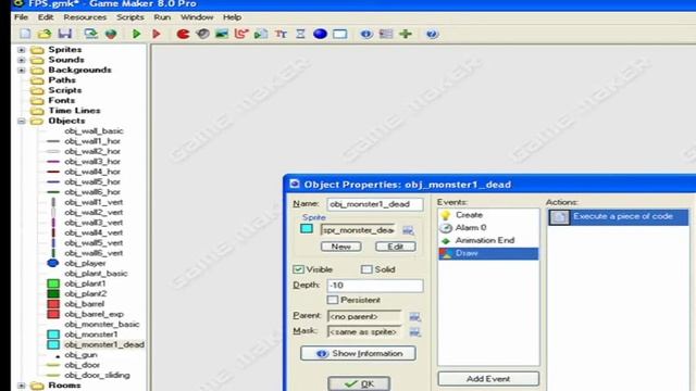Game Maker Tutorial - First Person Shooter смотреть онлайн