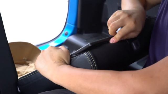 New Jimny JB64/74 Sierra Leather Seat Cover Installation(yellow Stitching)