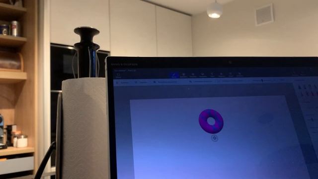 Как рисовать Пончик ? в 3D PAINT смотреть онлайн
