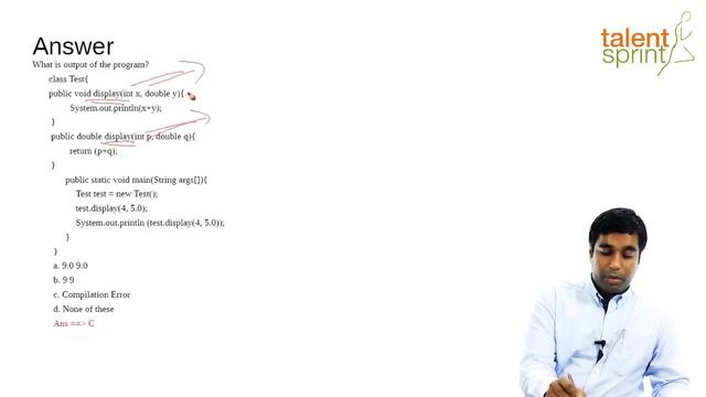 AMCAT Computer Programming Questions with Solutions | Classes and Objects in Java | OOPS Concepts смотреть онлайн