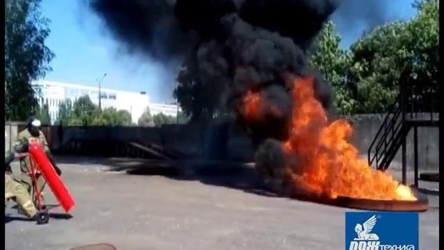 Огнетушитель углекислотный ОУ-50 ИНЕЙ тушение очага ранг 144В смотреть онлайн