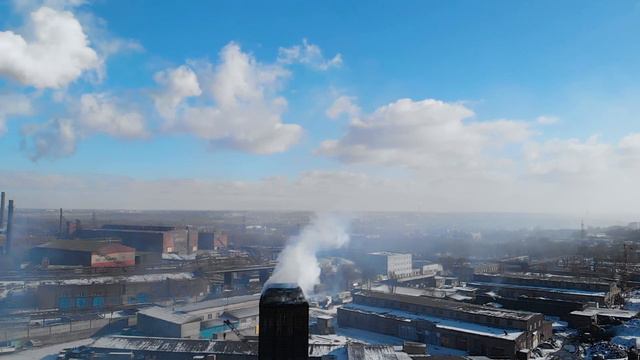 Заводы Мариуполя и Запорожья. Вид с высоты. смотреть онлайн