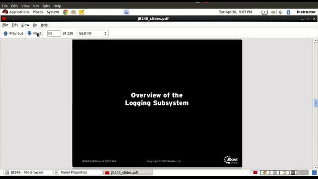 JBoss EAP - 23 Logging Overview смотреть онлайн