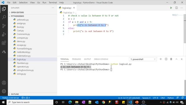 20. Logical Operators in Python смотреть онлайн