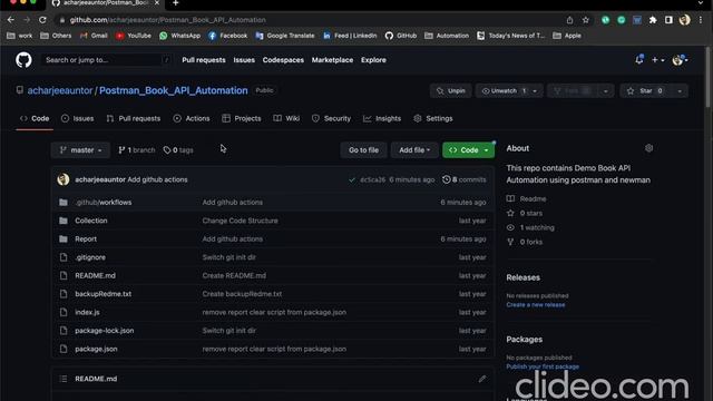 Postman Collection API AutomationTest Run with GithubAction смотреть онлайн