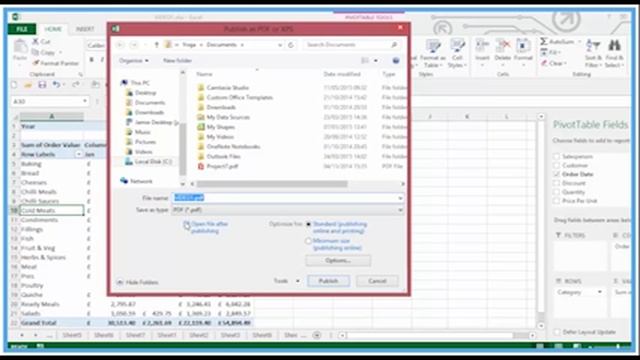 How To Save Excel File As PDF Or XPS смотреть онлайн