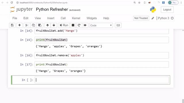 Python Refresher Collection Types Sets смотреть онлайн