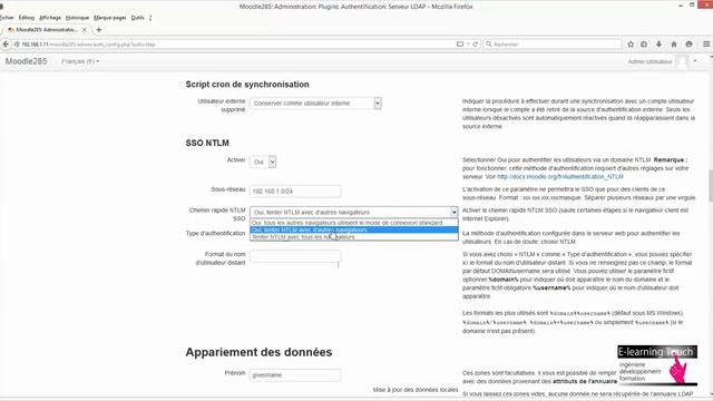Moodle : Single Sign-On (SSO) & Active Directory® (AD) - Étape 2 смотреть онлайн