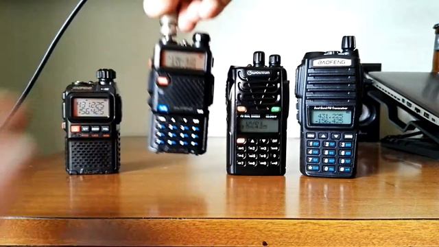 Baofeng UV3R+ VS UV5R VS Wouxun UVD 1P VS Baofeng UV82 - Test RX