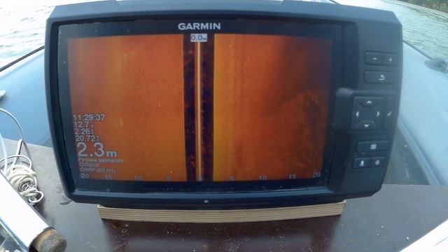 КАК эхолот Garmin STRIKER PLUS 9SV показывает рыбу