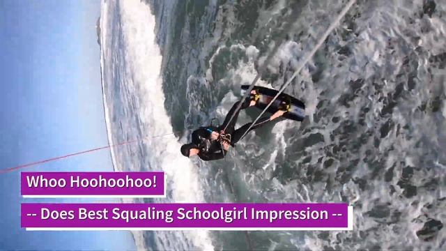Kite Loop Late BackRolls Ep2 - Learn Kitesurfing - How NOT To смотреть онлайн
