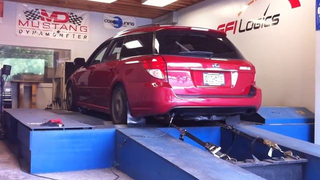 2005 Subaru Legacy GT 18g Dyno Run смотреть онлайн