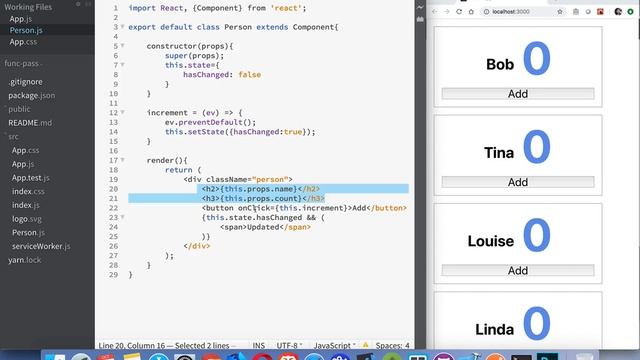 React - How to Pass Functions between Components - Episode 22 смотреть онлайн