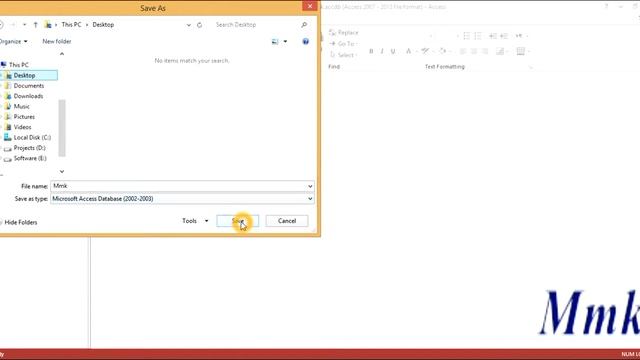 How to convert the microsoft access database (.accdb) format to (.mdb) format... смотреть онлайн