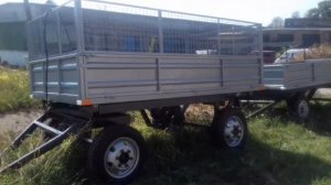 Прицеп двуосный для минитрактора Фермер 3 и Комунальщик 3