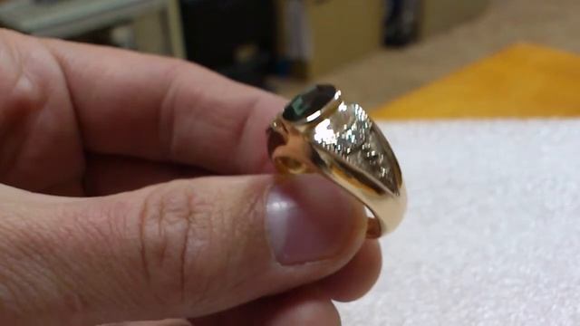 Ring With Sapphire. Перстень с сапфиром.