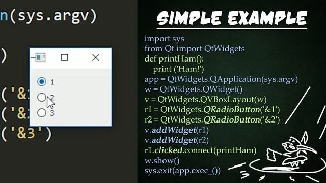 PySide + PyQt | QRadioButton in 2 Minutes смотреть онлайн