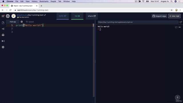 Day 1 - 6-Printing to the Console in Python смотреть онлайн