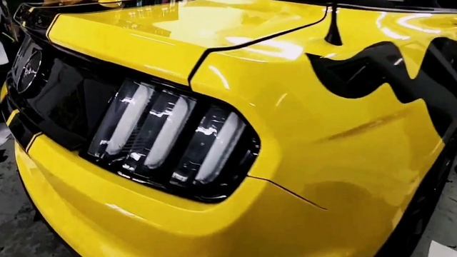 FULL Wrap Ford Mustang Convertible Glossy Crystal Maize Yellow (水晶竞速黄) ONLY RM 2xxx Premium Sticker смотреть онлайн