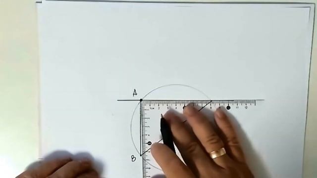 Как провести перпендикуляр в данную точку на прямой с помощью циркуля смотреть онлайн