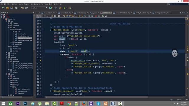 laravel 5.5 ajax jquery -- login form check email and password in database смотреть онлайн