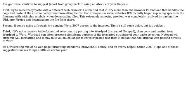 Very slow copy-paste in Excel and word 2007 on Vista (6 Solutions!!) смотреть онлайн