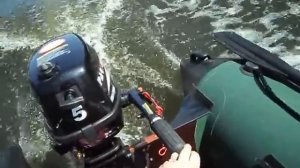 мотор Parsun 5 прогулка.AVI