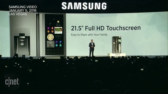CNET News - Samsung makes smart fridge hub of connected home смотреть онлайн