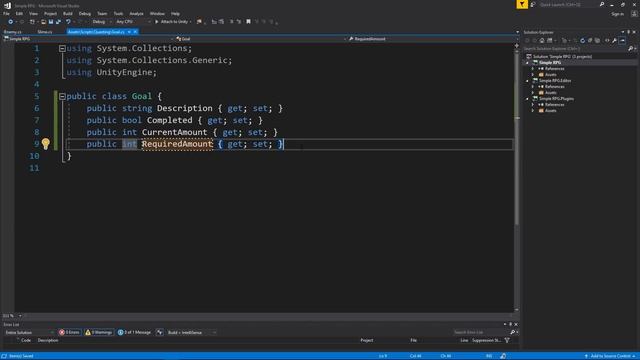 Quest Goal | Making a Simple RPG - Unity 2017 смотреть онлайн