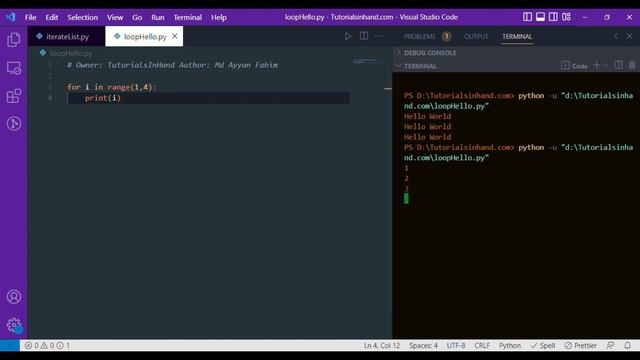 for loop in python explained смотреть онлайн