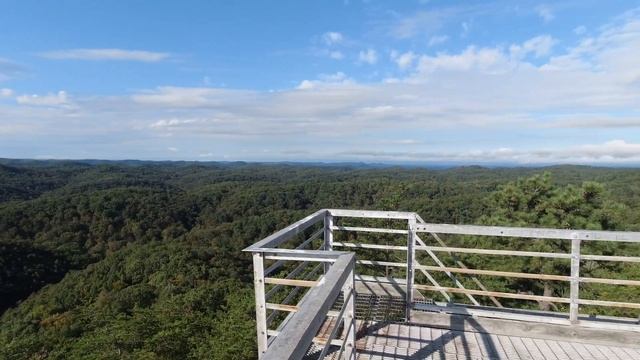 Путешествие по Кентукки США.Tater Knob Fire Tower. Пожарная вышка в Национальном лесу Дэниела Буна. смотреть онлайн