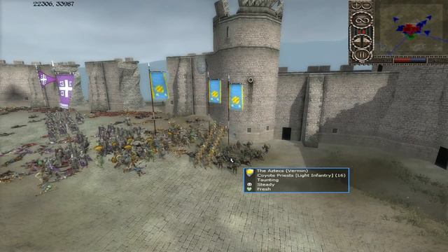 Medieval 2 Total War Online Battle #200 (3vs3 Siege) - Grapes смотреть онлайн