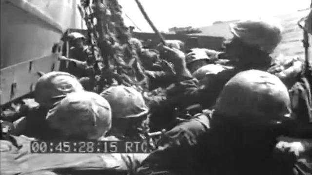 Marine Landing, Kwajalein Atoll, Roi Island, 01/31/1944 (full) смотреть онлайн