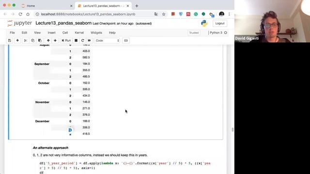 13. Pandas / Seaborn - David Giganti смотреть онлайн