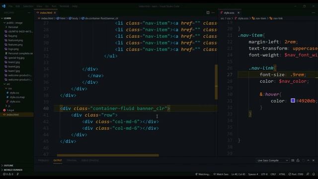 #1 How to make website using HTML ,SASS / SCSS & CSS | Website Design step by step смотреть онлайн