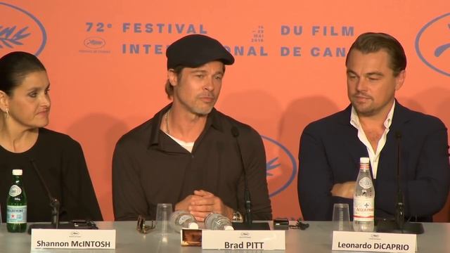 "Once upon a time in Hollywood" PRESS CONFERENCE Brad Pitt смотреть онлайн