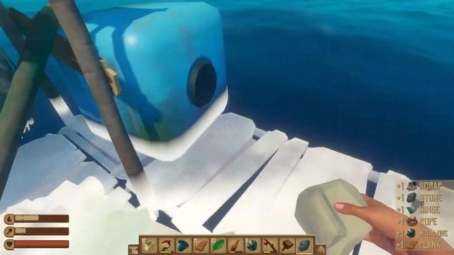 Farming, Diving for Sand - Raft Co-op With Fixxxxer [Ep 4] (Update 10 The First Chapter) смотреть онлайн