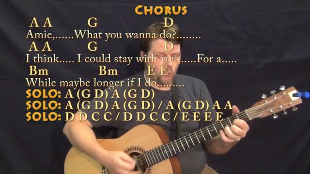 Amie (Pure Prairie League) Guitar Cover with Chords/Lyrics смотреть онлайн