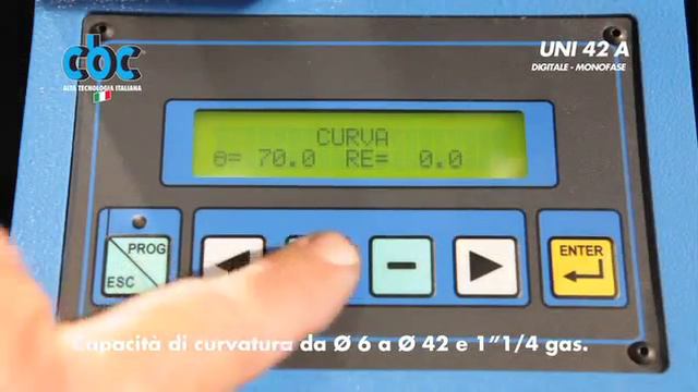 Трубогиб CBC UNI 42 AD смотреть онлайн