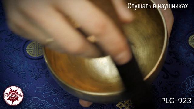 PLG 923 Кованая поющая чаша без изображений / Поющие чаши для йоги и массажа купить смотреть онлайн