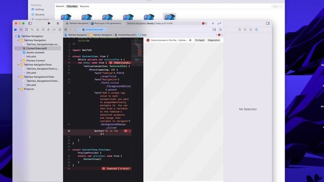 Tab View Navigation - Project 15 смотреть онлайн