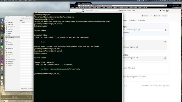Setup of Remote GitHub repository for UDZ смотреть онлайн