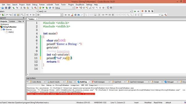 C Interview Questions tutorial #29- How to Convert String into Number || Codenemy смотреть онлайн
