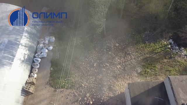 Демонтаж кирпичной трубы Ржевский район, Тверская область , д Кокошкино ООО ОЛИМП смотреть онлайн