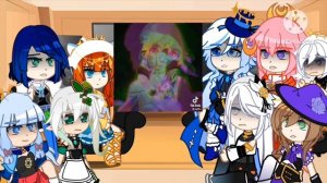 Genshin impact Characters reaction to Traveler [Lumine]?✨ // Gacha club X Genshin impact // (Enjoy)
