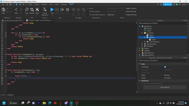 How To Log HD ADMIN Commands With DISCORD | Roblox Studio смотреть онлайн