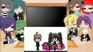 Реакция 13 карт на дангаронпа в двух словах