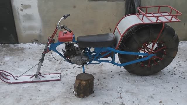 Обзор самодельного снегохода караката. смотреть онлайн