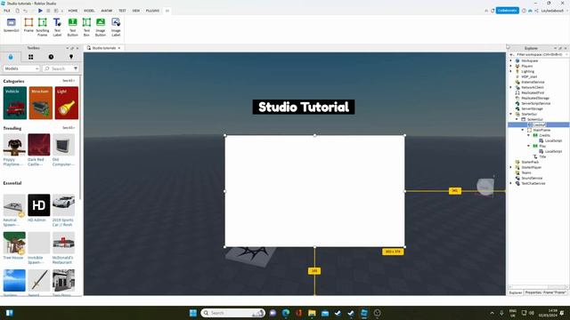 HOW TO MAKE A MAIN MENU 🛠️ Roblox Studio Tutorial смотреть онлайн